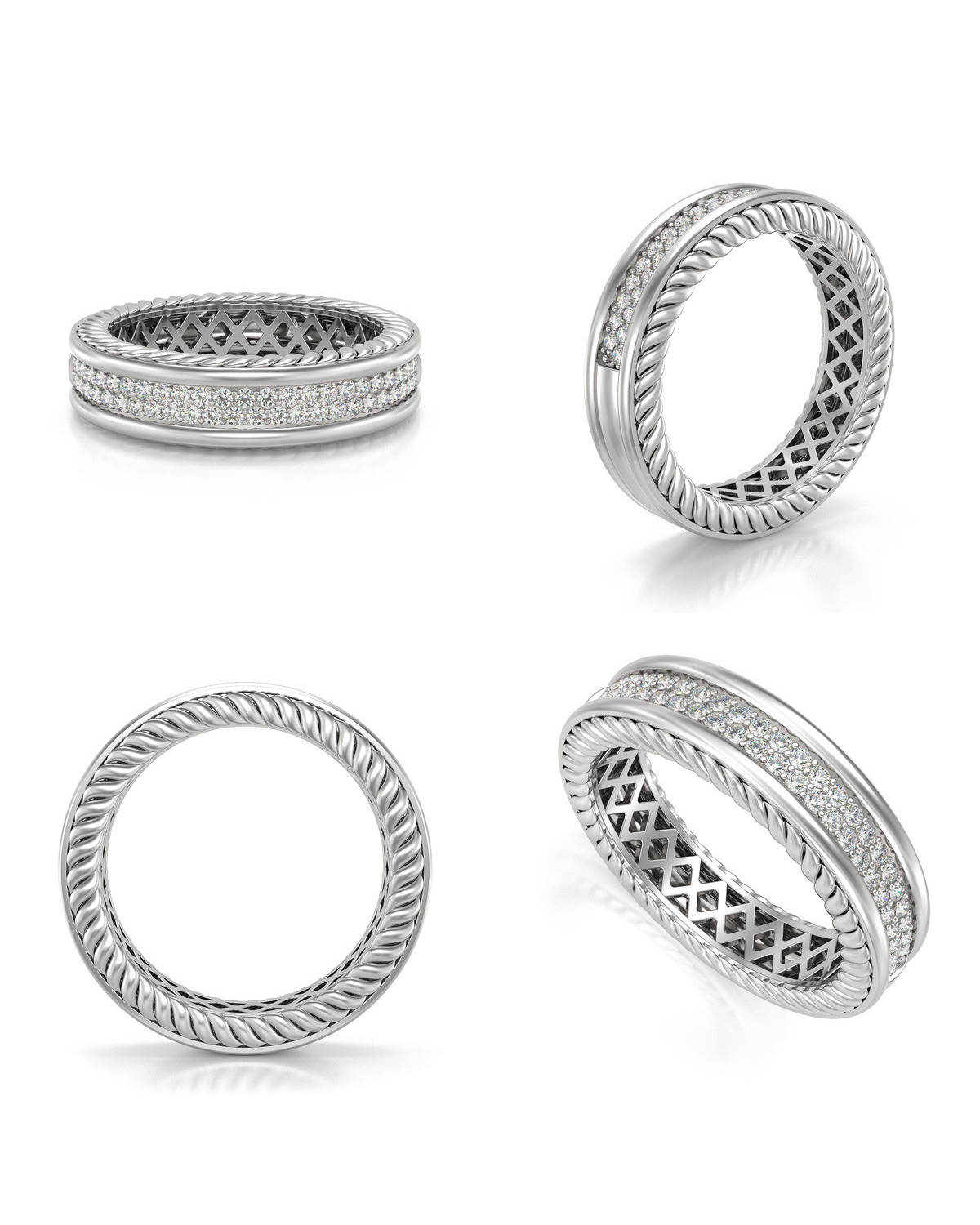 Bague Homme Acier Diamant CZ 1x2 Mm - Tailles 49 Et 52 Neuf Avec étiquettes