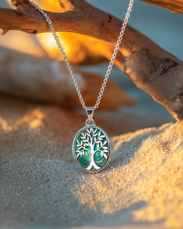 Pendentif Pieuvre En Argent 925 Avec Nacre D'abalone Et Perle De Culture - 30,96 G